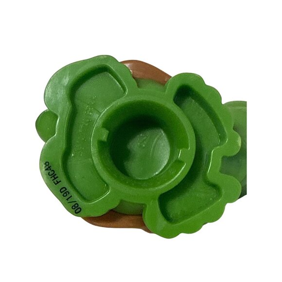 Fisher-Price Little People Turtle Figure Green & Brown Plastic Toy FHC48 - Picture 5 of 5